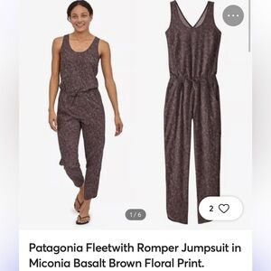 Patagonia Women's Dark Brown Jumpsuit